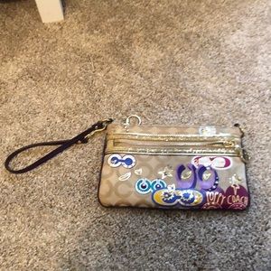Coach Poppy Wristlet